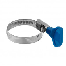 Хомут червячный 25-40/9-0,7мм, с ключом, нержавеющая сталь W2, (50 шт/уп) REXANT