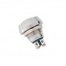 Кнопка антивандальная Ø12 Б/Фикс (2с винт) OFF-(ON) сфера (A12-A3) REXANT