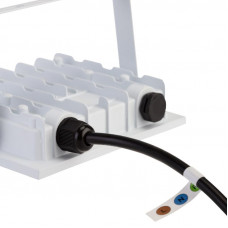 Прожектор светодиодный СДО 50Вт 4000Лм 3000K теплый свет, белый корпус REXANT