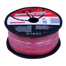 Провод ПГВА 1х0,50мм², красный, бухта 100м REXANT