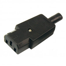 Сетевой штекер на шнур (1 шт.) (пакет БОПП) REXANT