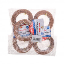 Кабель акустический 2х0,50мм², прозрачный BLUELINE, мини-бухта 20м REXANT