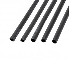 Трубка термоусаживаемая СТТК (2:1) двустенная клеевая 4,8/2,4мм, черная, упаковка 10 шт. по 1м REXANT