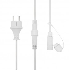 Белт-Лайт 10м, белый каучук, шаг 50см, 20 патронов, IP44