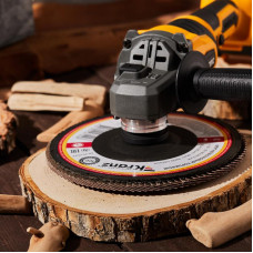 Круг лепестковый торцевой, P60, 180х22,2мм KRANZ