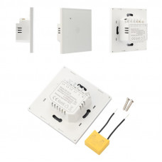 Умный Wi-Fi выключатель однокнопочный белый SECURIC