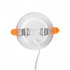 Панель светодиодная встраиваемая круглая 6Вт 230В 6500К 420Лм 95мм белая IP20 LAMPER