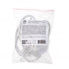 Установочный набор для двухстороннего Гибкого неона 8х16мм (блок питания каучук с диодным мостом и вилкой, заглушка, переходная муфта, игла) 1,5м NEON-NIGHT