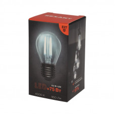 Лампа филаментная Шарик GL45 9,5Вт 950Лм 4000K E27 прозрачная колба REXANT