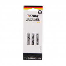 Набор полотен для электролобзика № 2 T101B/T118A/T244D (3 шт./уп.) Kranz