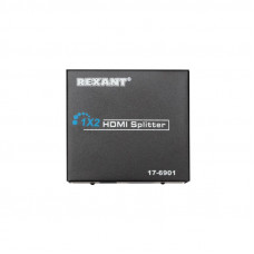 Делитель гнездо HDMI на 2 гнезда HDMI, металл REXANT