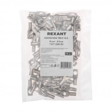 Наконечник медный луженый ТМЛ-Р 16–8 (16мм² - Ø8мм) (в упак. 100 шт.) REXANT