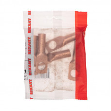 Наконечник медный ТМ 35–12–10 (35мм² - Ø 12мм) (в упак. 5 шт.) REXANT