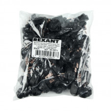 Выключатель клавишный 12V 30А (3с) ON-OFF черный ОВАЛ с синей LED подсветкой (RWB-523, ASW-20D)  REXANT