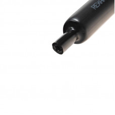 Трубка термоусаживаемая СТТК (6:1) клеевая 19,0/3,2мм, черная, упаковка 4 шт. по 1м REXANT
