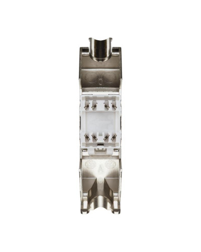 Модуль Keystone Jack RJ-45(8P8C), FTP экранированный, CAT 6, тип 180 градусов, самозажимной REXANT PRO