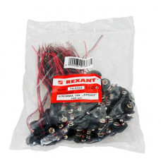 Клемма на крону FD-2222, 9В (угловая) REXANT