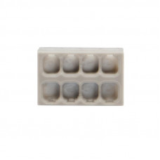 Экспресс-клемма с пастой REXANT СМК 2273-248, 8-проводная 0.5-2.5 мм², прозрачная (50 шт./уп.)