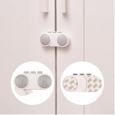 Замок-блокиратор для шкафов и холодильников клеевой HALSA