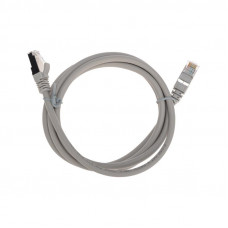 Патч-корд F/UTP, CAT 6, RJ45-RJ45, 26AWG, LSZH, серый, 1,5м REXANT