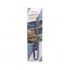 Бытовая газовая пьезозажигалка с классическим пламенем, многоразовая (1 шт.) синяя СК-302L СОКОЛ