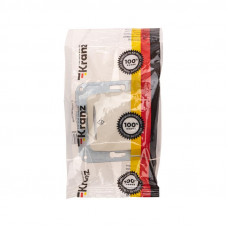 DEA Выключатель (переключатель) 1кл прох. (инд) с/у 10А мех. бежевый KRANZ