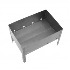 Мангал сборный со складным дном, 230х230х335мм, в пленке СОКОЛ