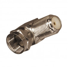 Переходник антенный, (гнездо F - штекер F), угловой, 1 шт. REXANT