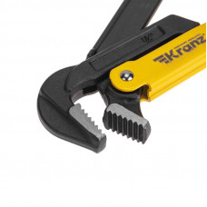 Ключ трубный рычажный KRANZ № 0, 250 мм, литой