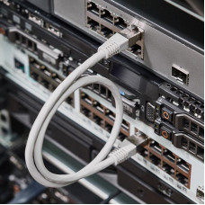 Шнур коммутационный, патч-корд F/UTP RJ45-RJ45, CAT 6, LSZH серый, 0,5м REXANT