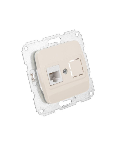 DEA Розетка Компьютер RJ45 с/у мех. Беж KRANZ