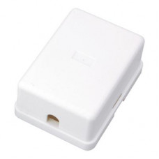 Розетка телефонная внешняя, 1 порт UTP RJ-14 (6P4C), CAT 3 REXANT