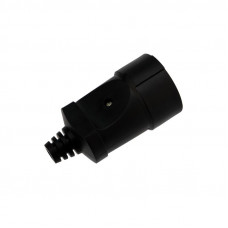 Розетка разборная без з/к 10А черная REXANT