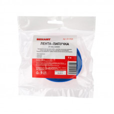 Лента-липучка многоразовая 5 м х 20мм, синяя (1 шт/уп) REXANT