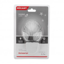 Ночник светодиодный НОТКАКТУС белое свечение, 230В REXANT