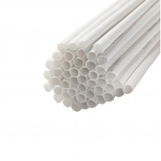 Трубка термоусаживаемая ТУТ нг 6,0/3,0мм, белая, упаковка 50 шт. по 1м REXANT