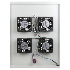 Модуль вентиляторный потолочный с 4-мя вентиляторами, без термостата, для шкафов серии Standart с глубиной 800мм REXANT