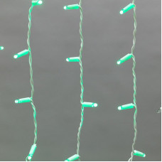 Гирлянда светодиодная Бахрома (Айсикл) 4,8х0,6м 176 LED ЗЕЛЕНЫЙ белый ПВХ IP65 эффект мерцания 230В нужен блок 303-500-1 NEON-NIGHT