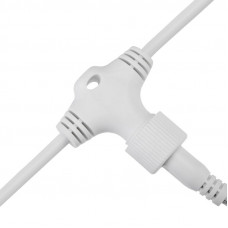 Разветвитель - шина для уличных гирлянд Professional (1 вход, 5 выходов), расстояние 50 см, белый ПВХ