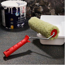 Валик  полиакрил зеленый, ворс 18 мм, ширина ролика 180 мм, Ø 42 мм, бюгель 6мм, d 42 мм REXANT