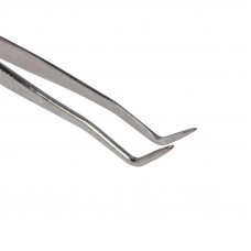 Пинцет изогнутый, узкий, рифленый 160мм REXANT
