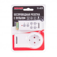 Радиоуправляемая  розетка c пультом RX-001 (один пульт, одна розетка) 10А/30м REXANT