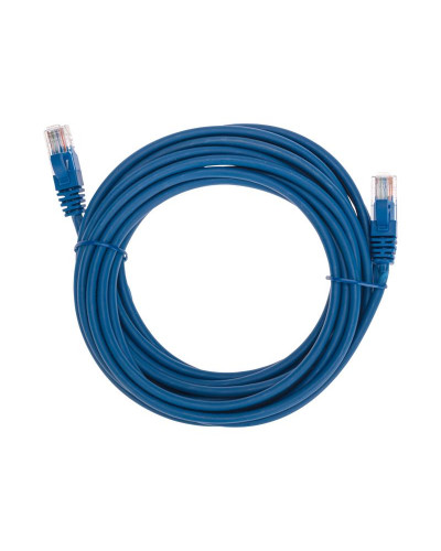 Патч-корд U/UTP, CAT 5e, RJ45-RJ45, 26AWG, LSZH, синий, 5м REXANT