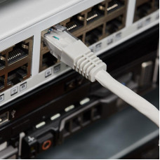 Шнур коммутационный, патч-корд U/UTP RJ45-RJ45, CAT 5e, LSZH серый, 2м REXANT