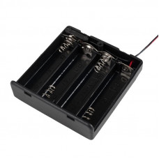 Отсек батарейный BH640, 4хАА (с проводами, закрытый), 1 штука