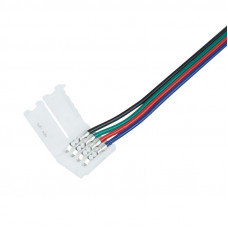 Коннектор питания (1 разъем) для RGB светодиодных лент шириной 10 мм LAMPER