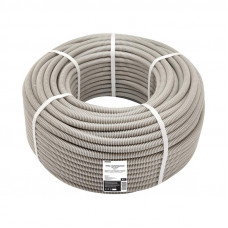 Труба гофрированная из ПВХ, с зондом, Ø20мм (бухта 50 м/уп) REXANT