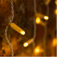 Гирлянда светодиодная Занавес 2х6м 768 LED ТЕПЛЫЙ БЕЛЫЙ белый ПВХ IP65 эффект мерцания 230В блок в комплекте NEON-NIGHT