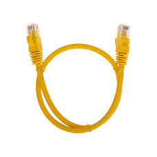 Патч-корд U/UTP, CAT 6, RJ45-RJ45, 26AWG, LSZH, желтый, 0,5м REXANT