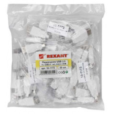 Переходник гнездо USB-A (Female)-штекер microUSB (Male) REXANT